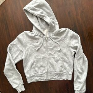 Brandy Melville John Galt Cropped Hoodie Zip Up - like new